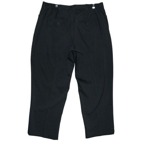 oobe Pants Womens Plus Size 32 x 30" Gray Flat Front straight leg Uniform Work - Picture 6 of 9